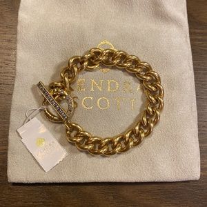 Kendra Scott Whitley Chain Bracelet, Vintage Gold